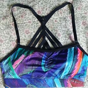 Gottex Multicolored Strappy Sports Bra